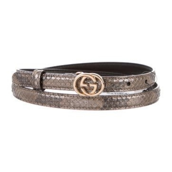 gucci belt snake skin